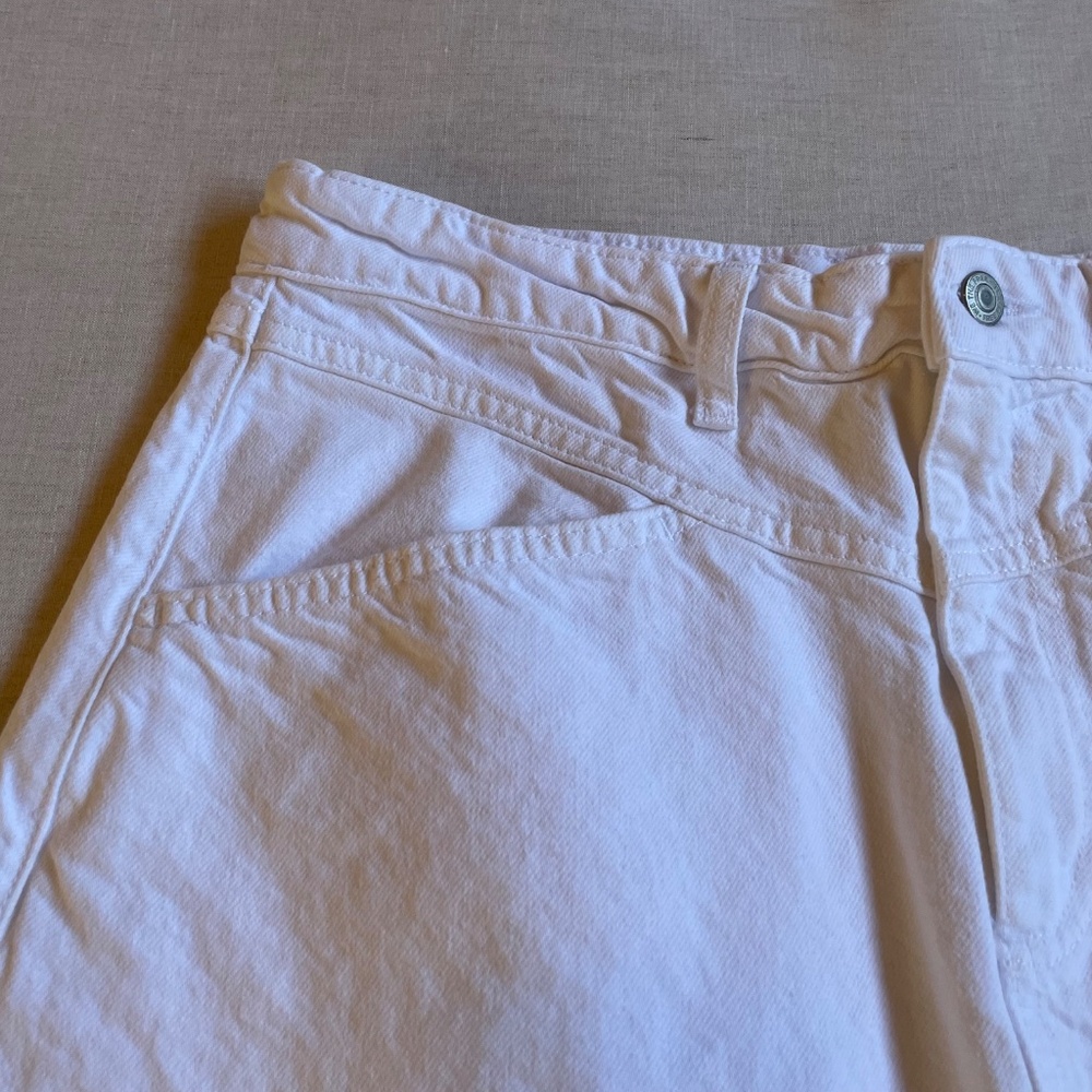 Free People We The Free "Come As You Are" White Denim Maxi Skirt - Picture 5 of 13